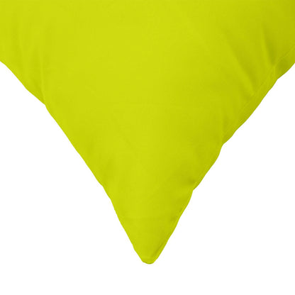 Cushion Cover 12 pcs HEERLEN Bright Green 50 x 50 cm Polyester