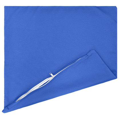Cushion Cover 12 pcs HEERLEN Royal Blue 50 x 50 cm Polyester