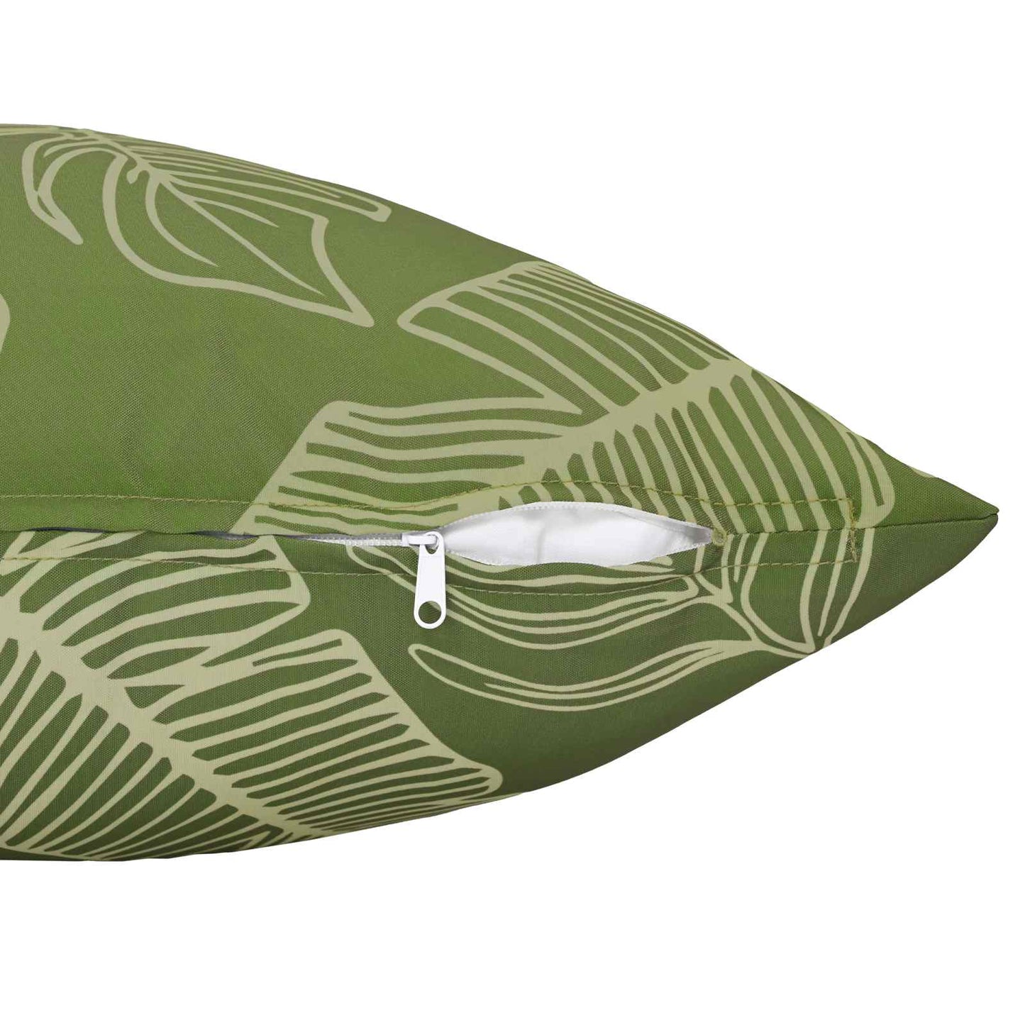 Cushion Cover 12 pcs HEERLEN Leaf Design 50 x 50 cm Polyester