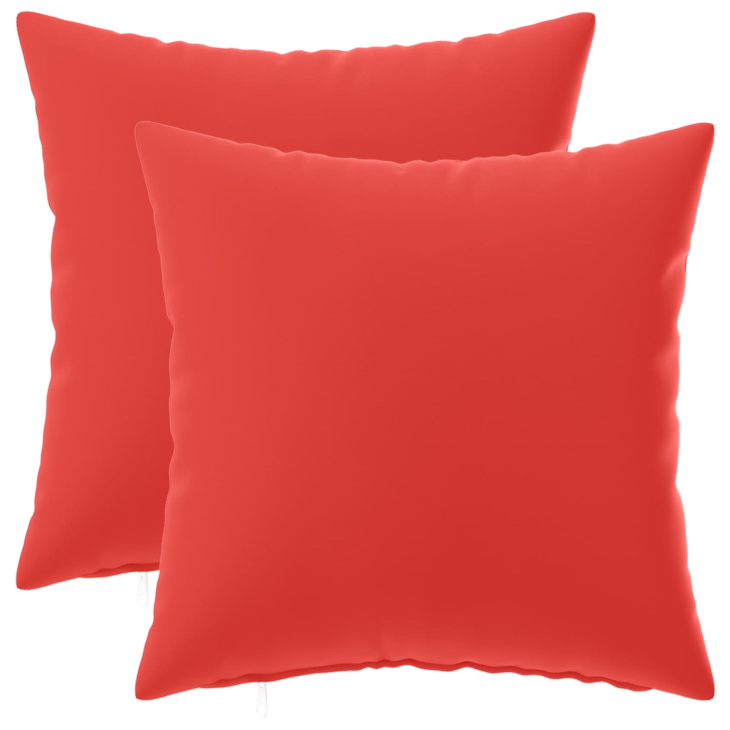 Cushion Cover 2 pcs HEERLEN Red 50 x 50 cm Polyester