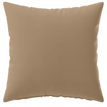 Cushion Cover 12 pcs HEERLEN Taupe 50 x 50 cm Polyester