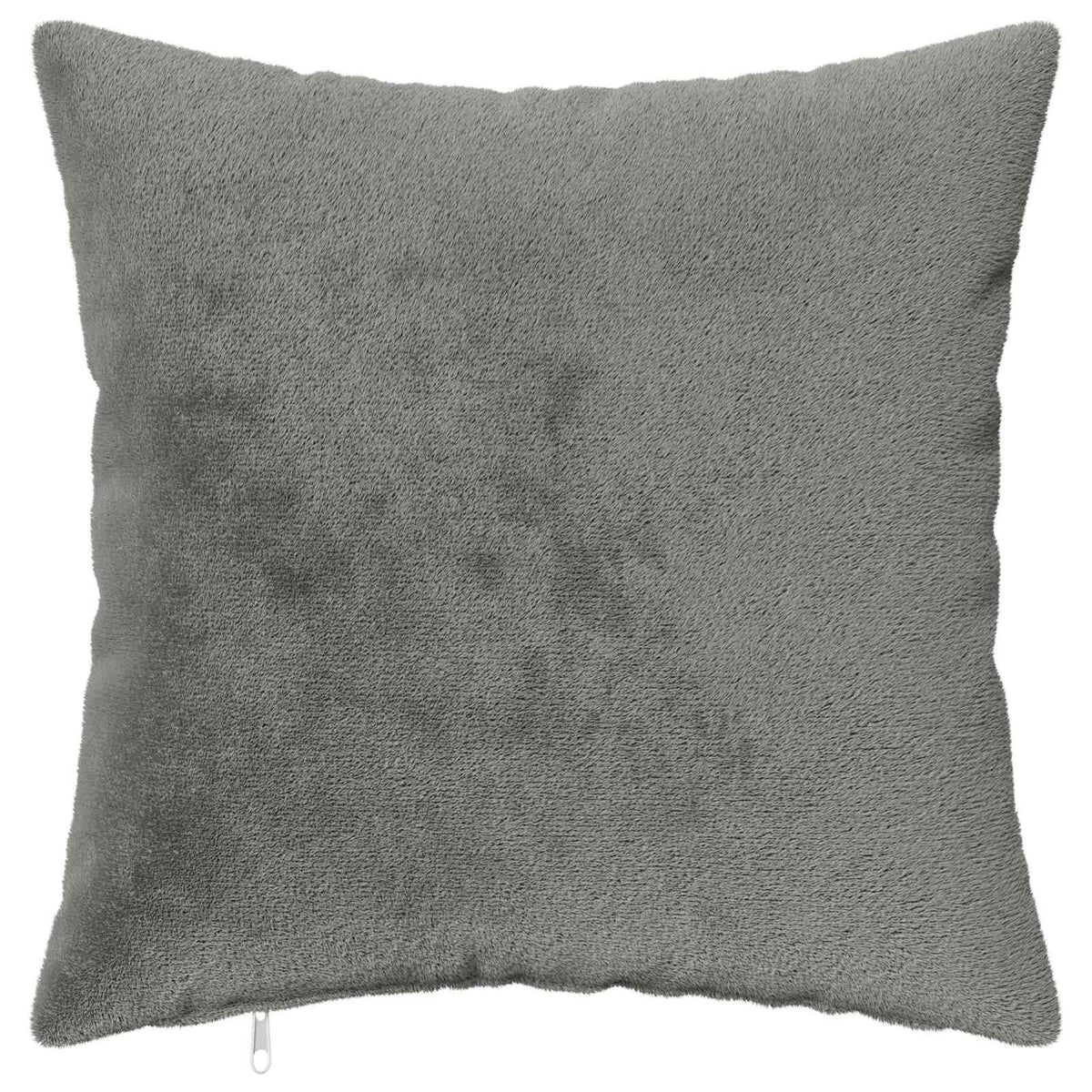 Cushion Cover 2 pcs HEERLEN Dark Grey 50 x 50 cm Flannel