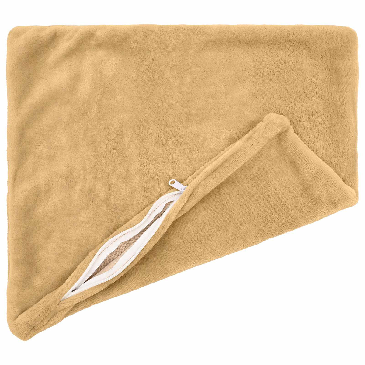 Cushion Cover 6 pcs HEERLEN Taupe 50 x 50 cm Flannel
