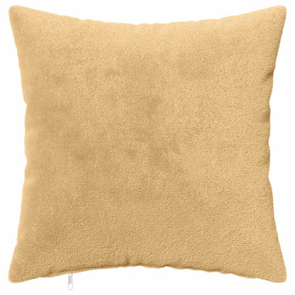 Cushion Cover 6 pcs HEERLEN Taupe 50 x 50 cm Flannel