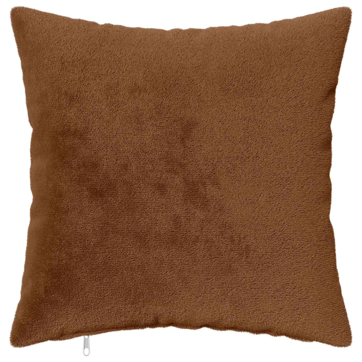 Cushion Cover 2 pcs HEERLEN Light Brown 50 x 50 cm Flannel