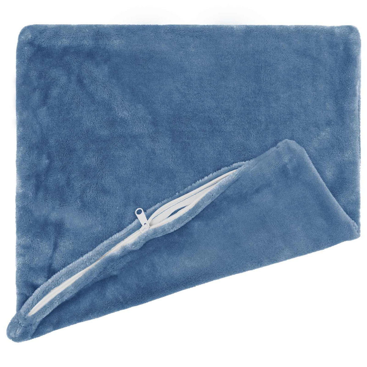 Cushion Cover 6 pcs HEERLEN Light Blue 50 x 50 cm Flannel