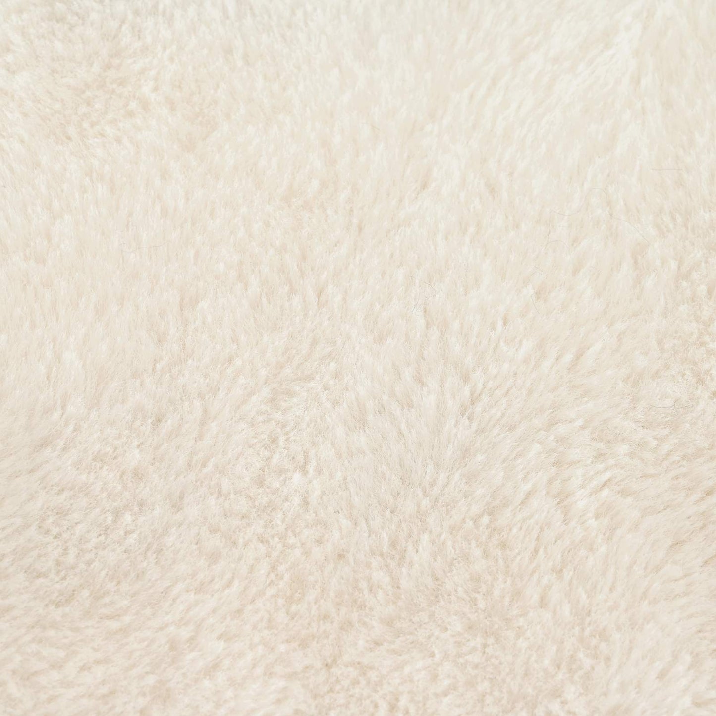 Cushion Cover 12 pcs HEERLEN White 50 x 50 cm Faux Rabbit Fur