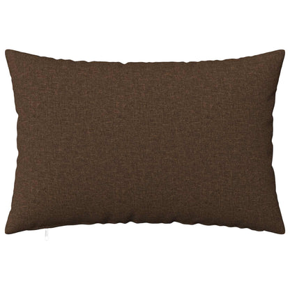 Cushion Cover 6 pcs HEERLEN Brown 50 x 70 cm Fabric