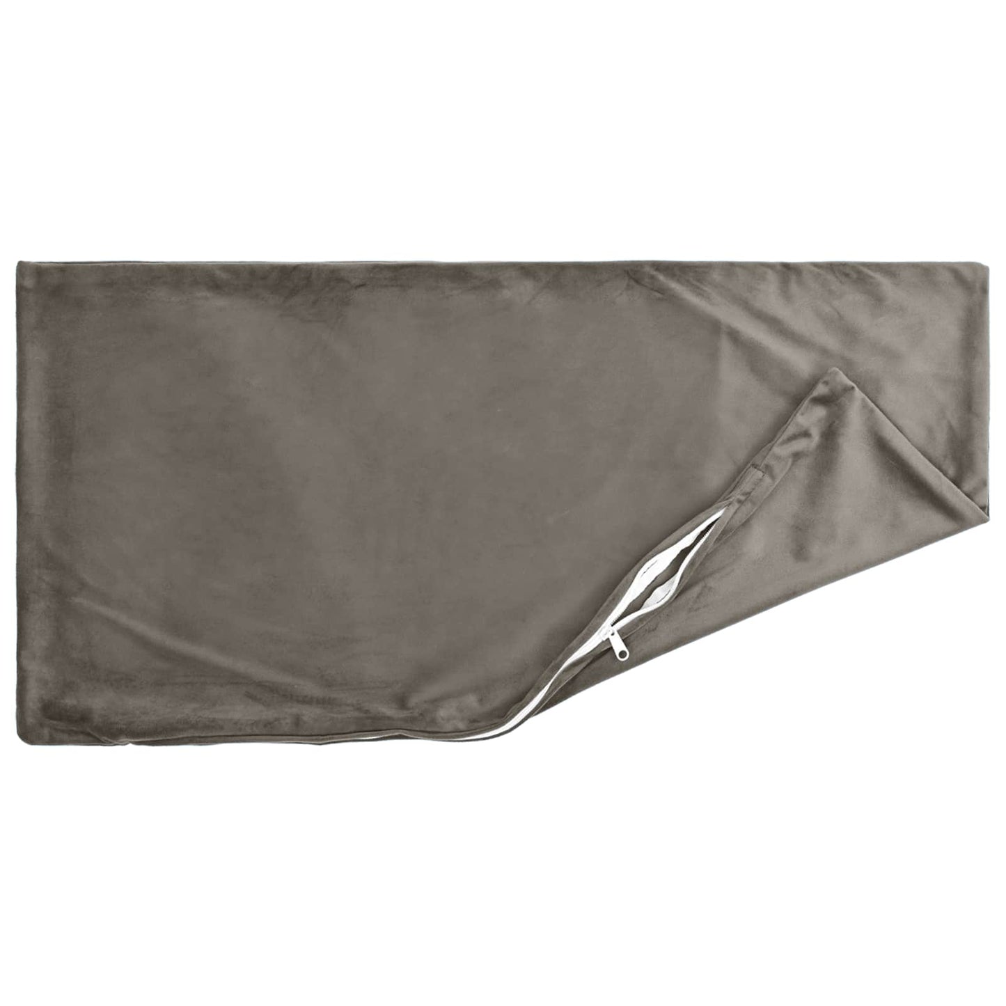 Cushion Cover 2 pcs HEERLEN Light Grey 50 x 70 cm Velvet