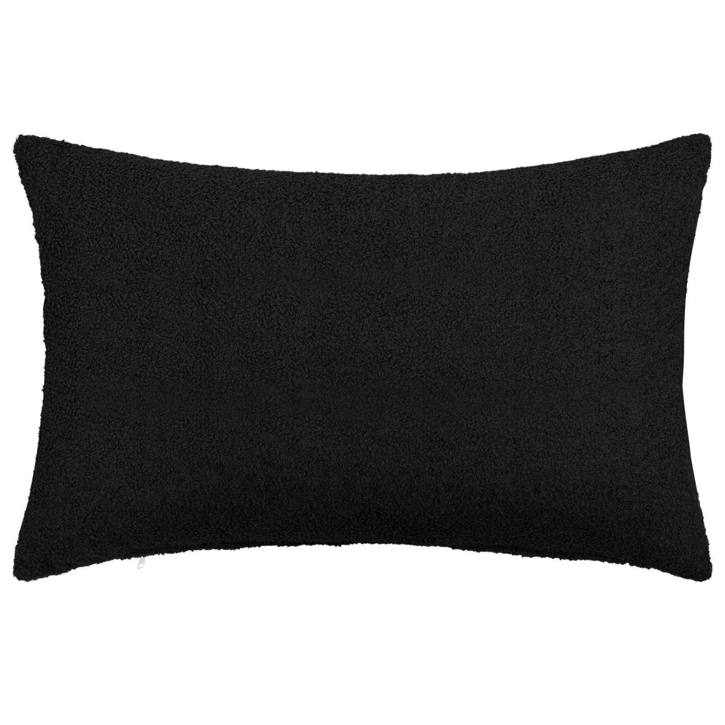 Cushion Cover 2 pcs HEERLEN Black 50 x 70 cm Bouclé