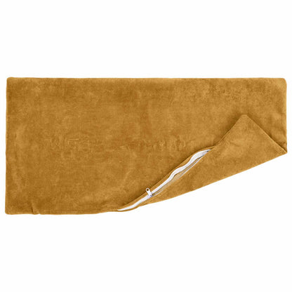 Cushion Cover 2 pcs HEERLEN Yellow 50 x 70 cm Microfiber Fleece