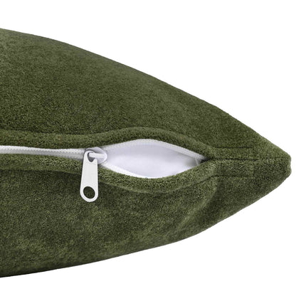 Cushion Cover 2 pcs HEERLEN Green 50 x 70 cm Microfiber Fleece