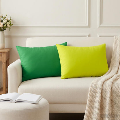 Cushion Cover 6 pcs HEERLEN Green 50 x 70 cm Polyester