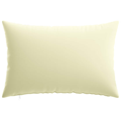 Cushion Cover 6 pcs HEERLEN Cream 50 x 70 cm Polyester