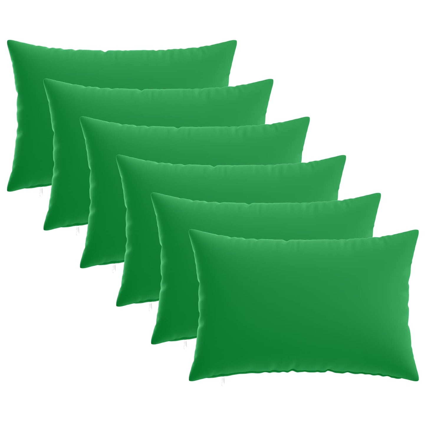 Cushion Cover 6 pcs HEERLEN Green 50 x 70 cm Polyester