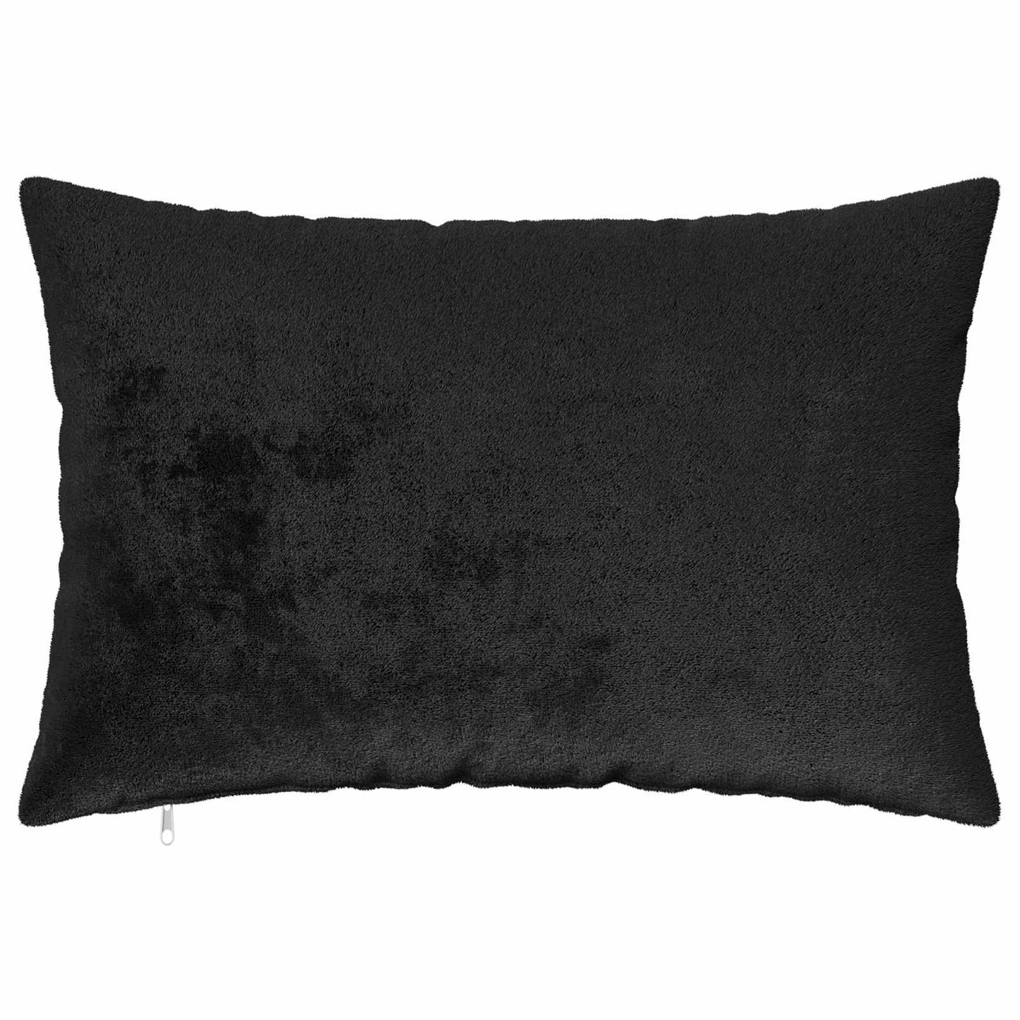 Cushion Cover 2 pcs HEERLEN Black 50 x 70 cm Flannel