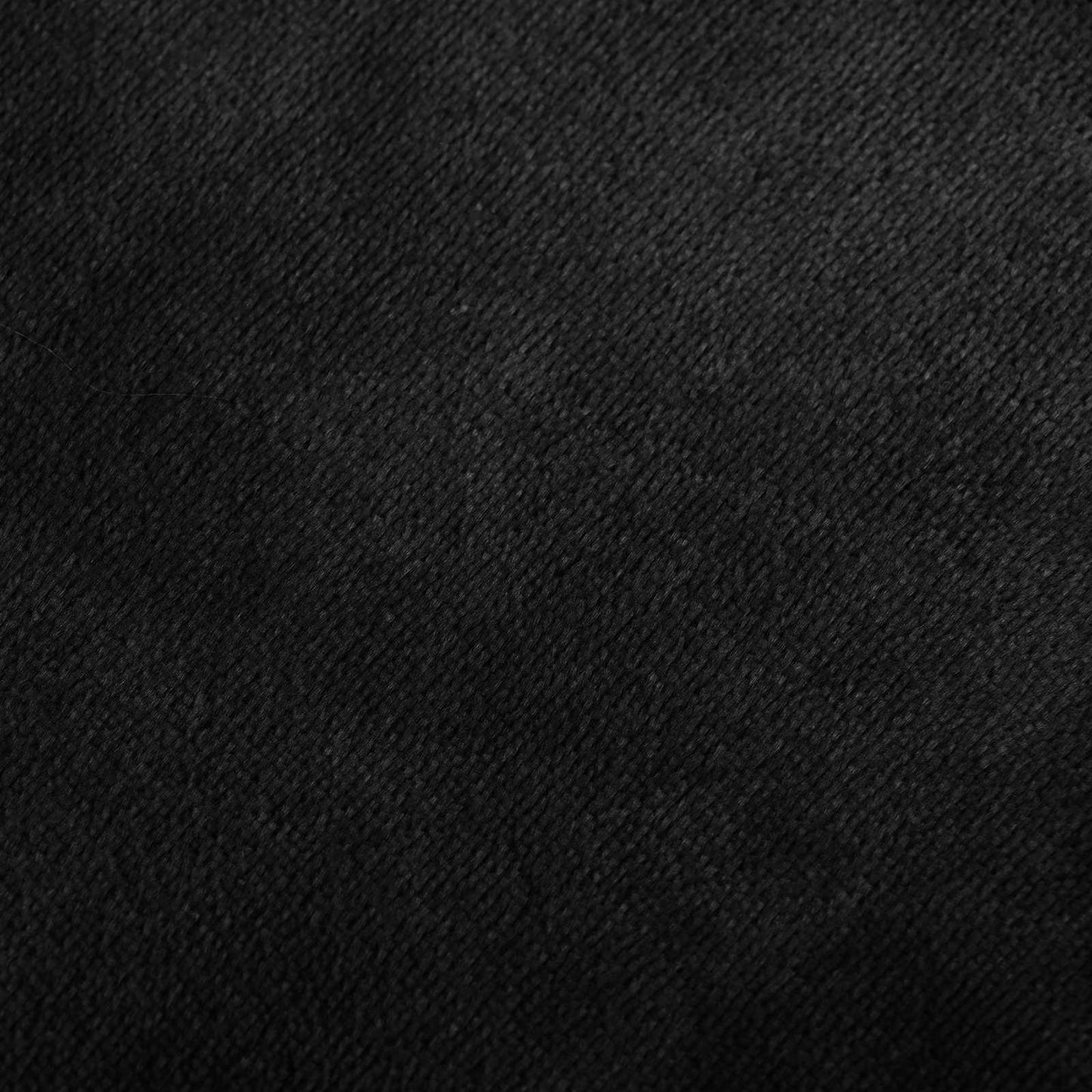 Cushion Cover 2 pcs HEERLEN Black 50 x 70 cm Flannel