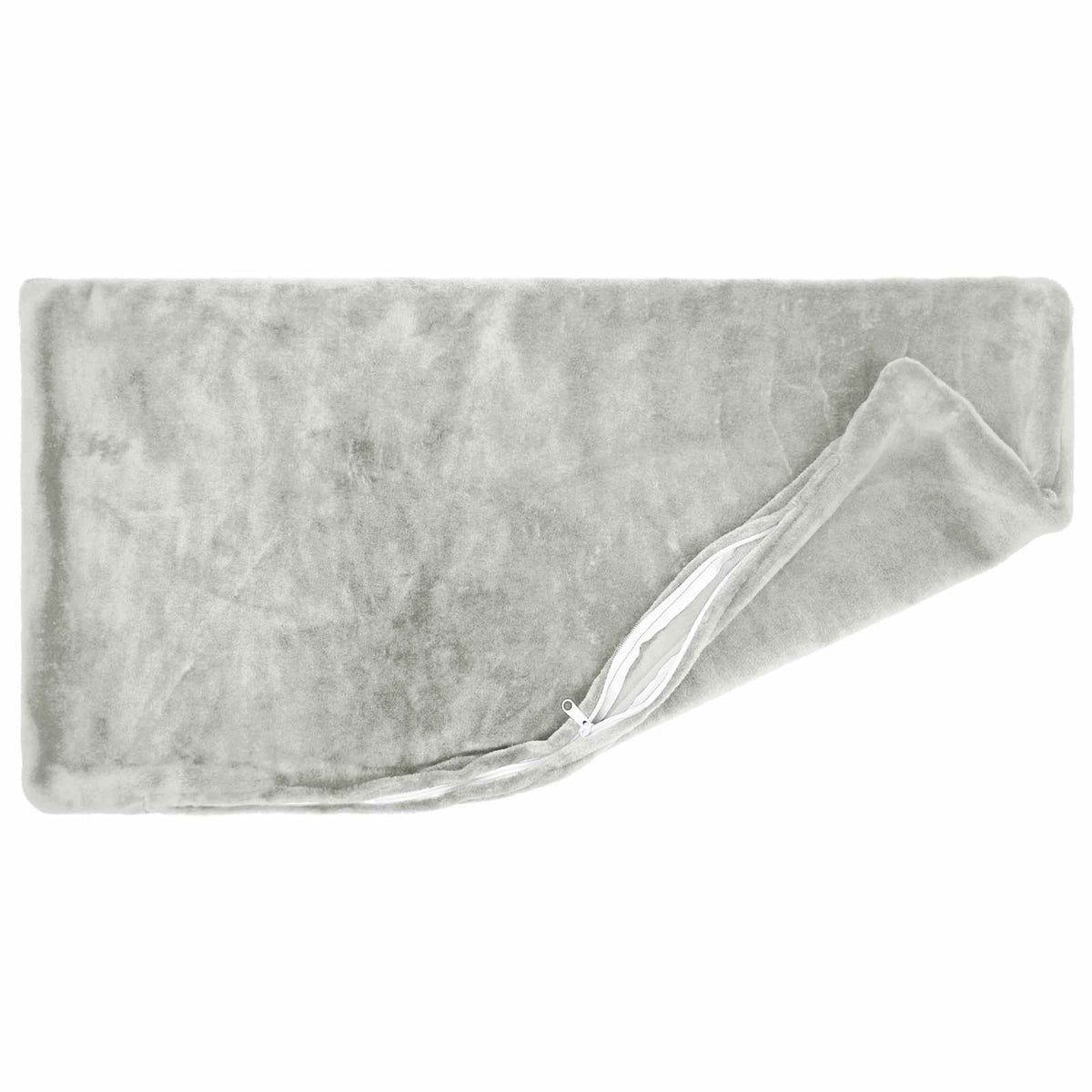Cushion Cover 6 pcs HEERLEN Light Grey 50 x 70 cm Flannel