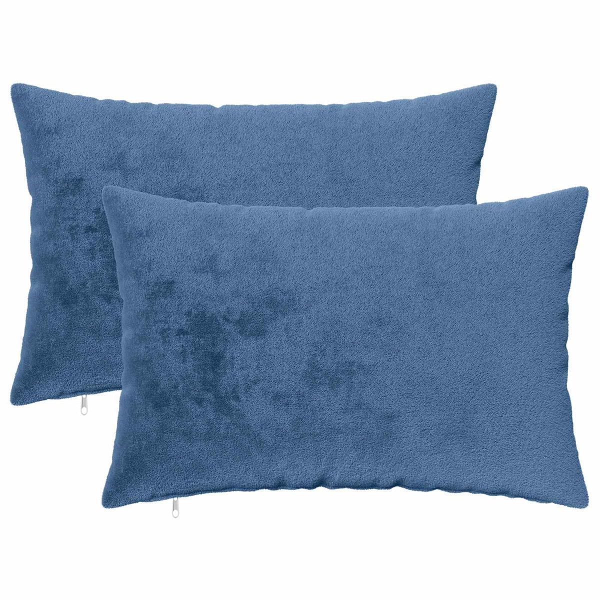 Cushion Cover 2 pcs HEERLEN Light Blue 50 x 70 cm Flannel