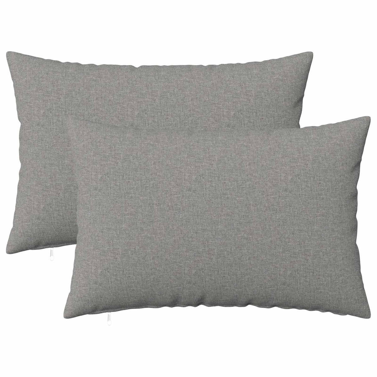 Cushion Cover 2 pcs HEERLEN Cloud Grey 50 x 75 cm Fabric