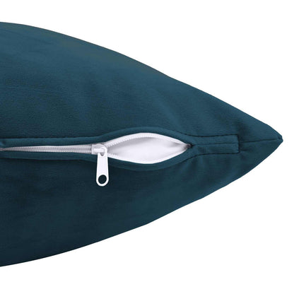 Cushion Cover 2 pcs HEERLEN Blue 50 x 75 cm Velvet