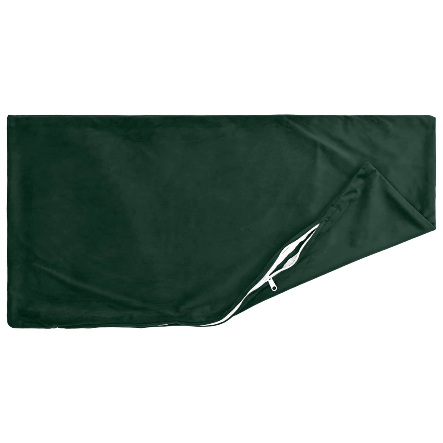 Cushion Cover 2 pcs HEERLEN Dark Green 50 x 75 cm Velvet