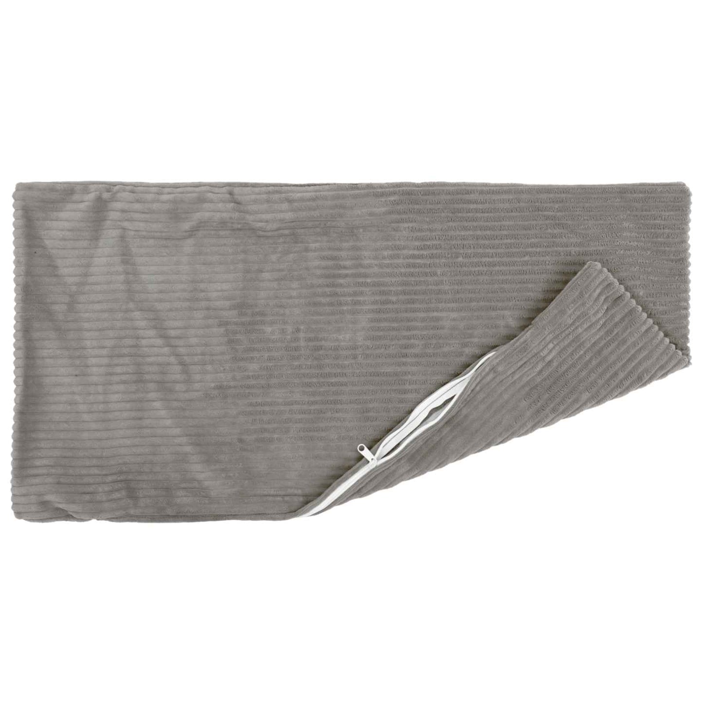 Cushion Cover 2 pcs HEERLEN Light Grey 50 x 75 cm Corduroy
