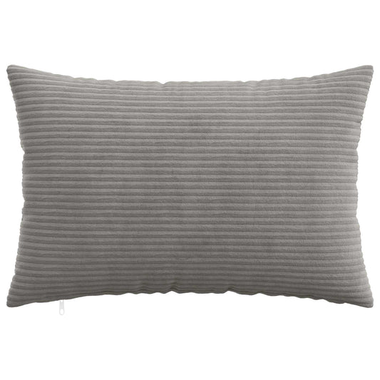 Cushion Cover 6 pcs HEERLEN Light Grey 50 x 75 cm Corduroy