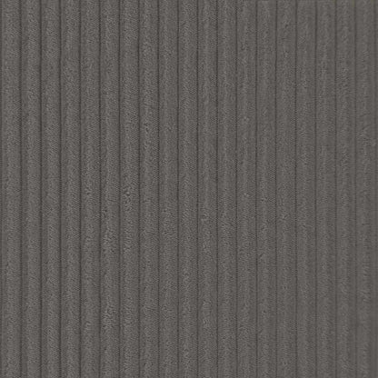 Cushion Cover 2 pcs HEERLEN Dark Grey 50 x 75 cm Corduroy