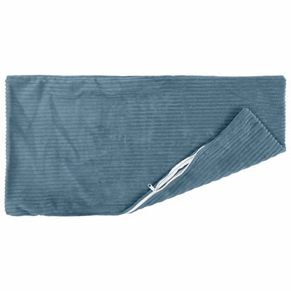 Cushion Cover 6 pcs HEERLEN Blue 50 x 75 cm Corduroy