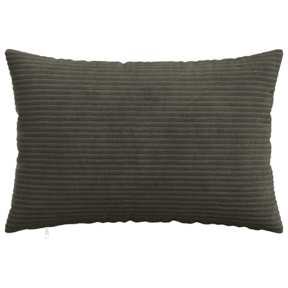 Cushion Cover 2 pcs HEERLEN Anthracite 50 x 75 cm Corduroy