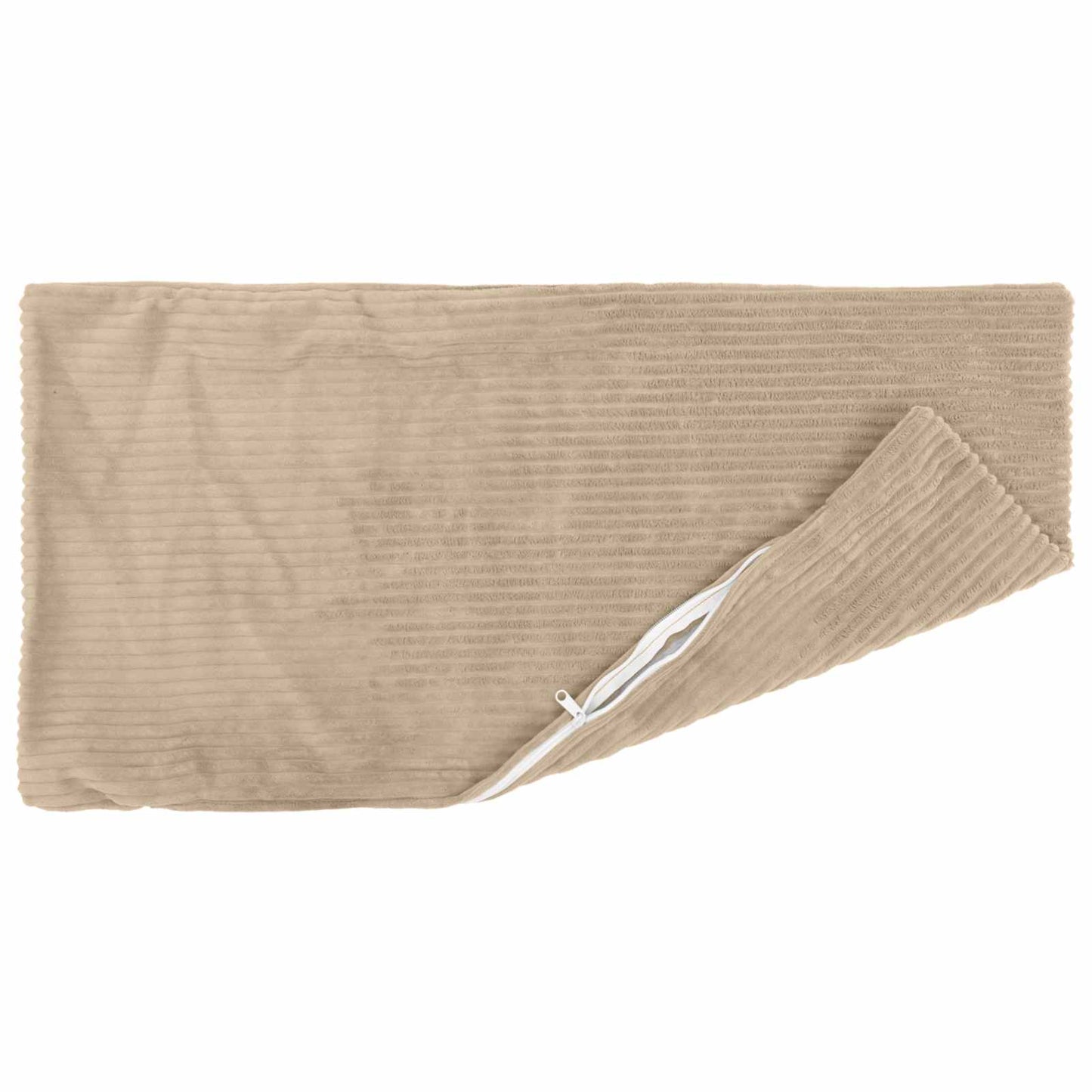 Cushion Cover 2 pcs HEERLEN Taupe 50 x 75 cm Corduroy
