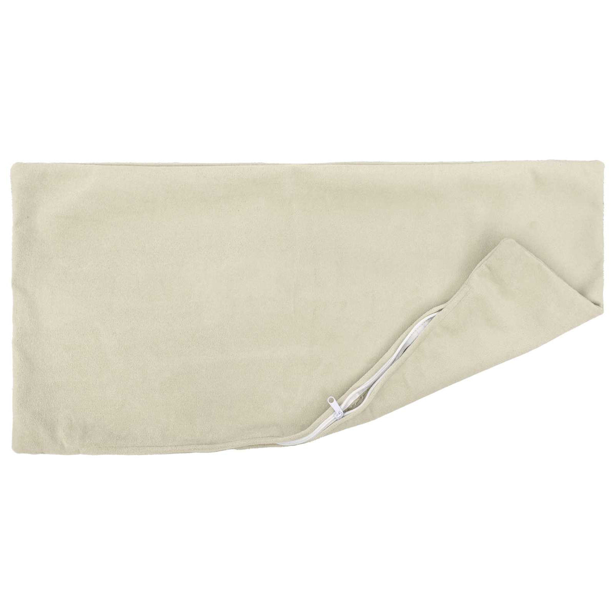 Cushion Cover 2 pcs HEERLEN Cream 50 x 75 cm Microfiber Fleece