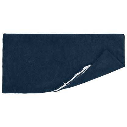 Cushion Cover 2 pcs HEERLEN Blue 50 x 75 cm Microfiber Fleece