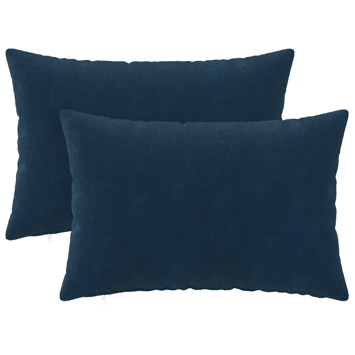 Cushion Cover 2 pcs HEERLEN Blue 50 x 75 cm Microfiber Fleece