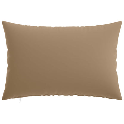 Cushion Cover 6 pcs HEERLEN Taupe 50 x 75 cm Polyester