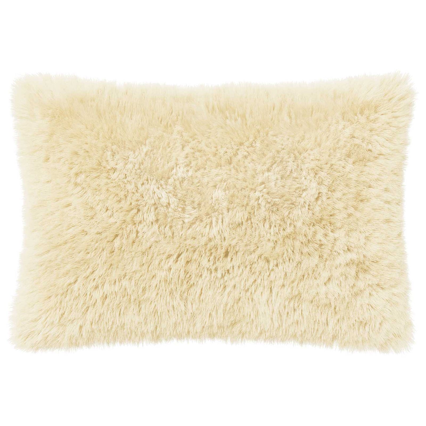 Cushion Cover 2 pcs HEERLEN Cream 50 x 75 cm PV Fleece