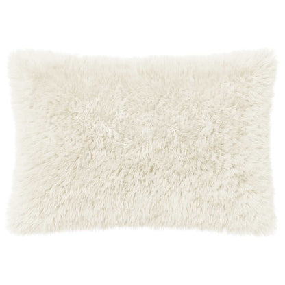 Cushion Cover 2 pcs HEERLEN White 50 x 75 cm PV Fleece