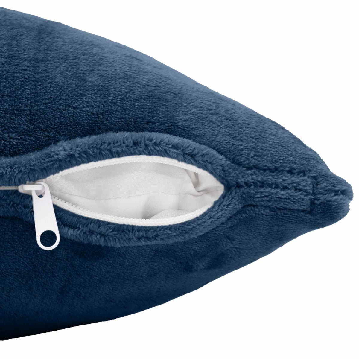 Cushion Cover 6 pcs HEERLEN Navy Blue 50 x 75 cm Flannel