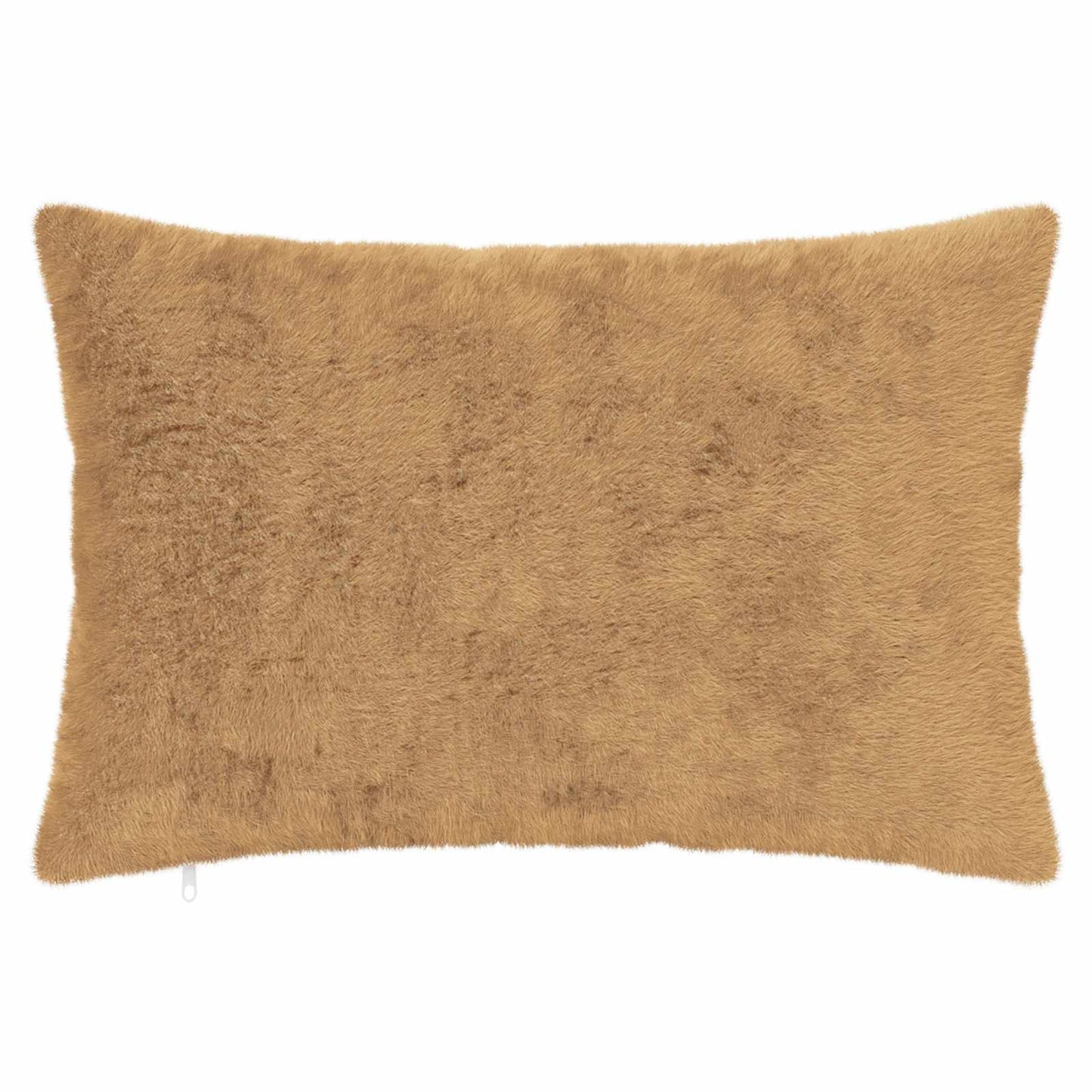 Cushion Cover 2 pcs HEERLEN Taupe 50 x 75 cm Faux Rabbit Fur