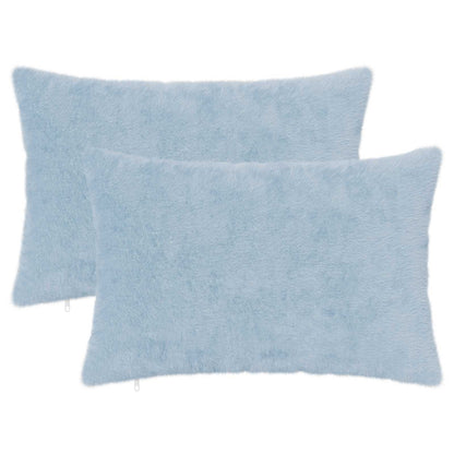 Cushion Cover 2 pcs HEERLEN Light Blue 50 x 75 cm