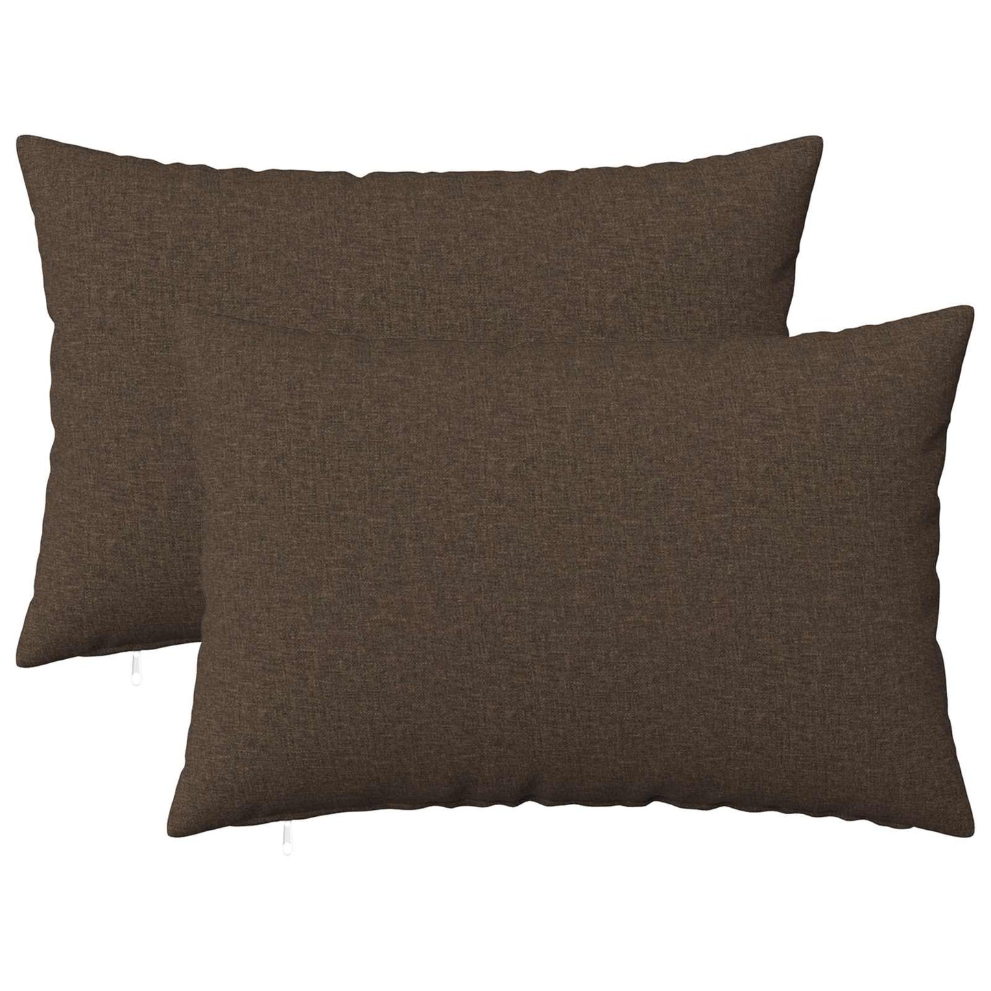 Cushion Cover 2 pcs HEERLEN Taupe 50 x 80 cm Fabric