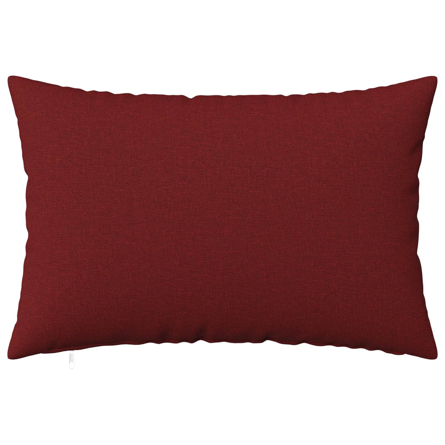 Cushion Cover 2 pcs HEERLEN Wine Red 50 x 80 cm Fabric