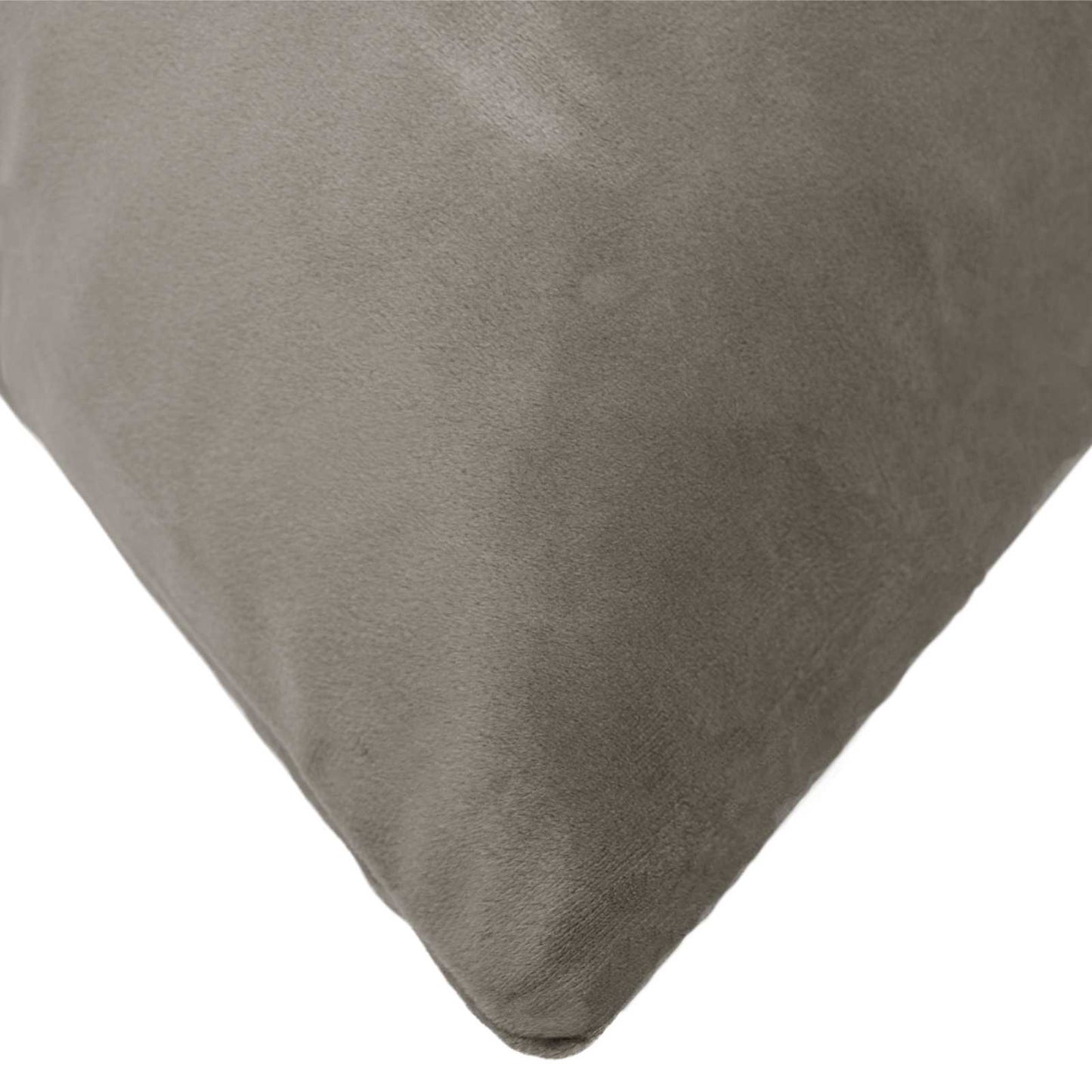 Cushion Cover 2 pcs HEERLEN Light Grey 50 x 80 cm Velvet