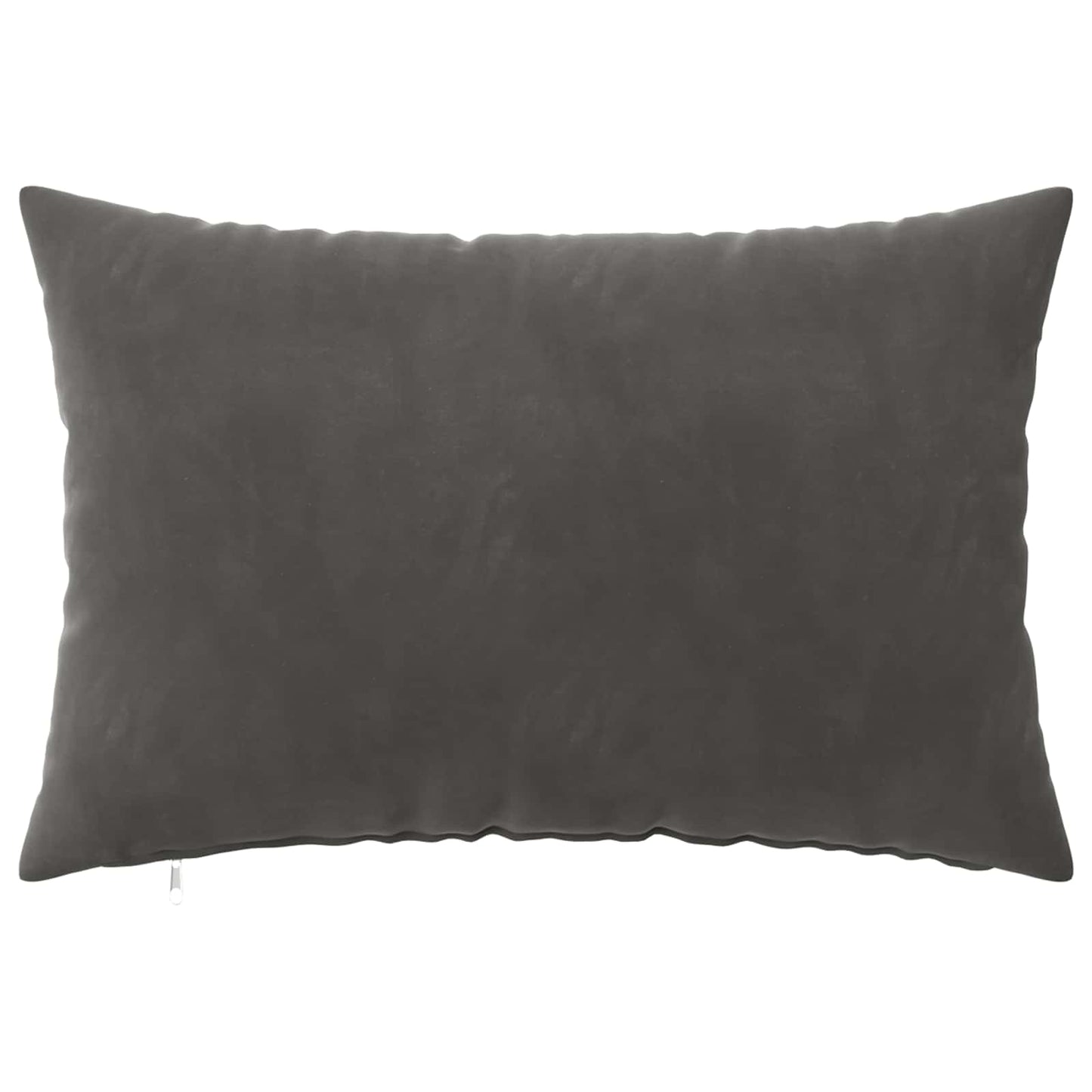 Cushion Cover 6 pcs HEERLEN Dark Grey 50 x 80 cm Velvet