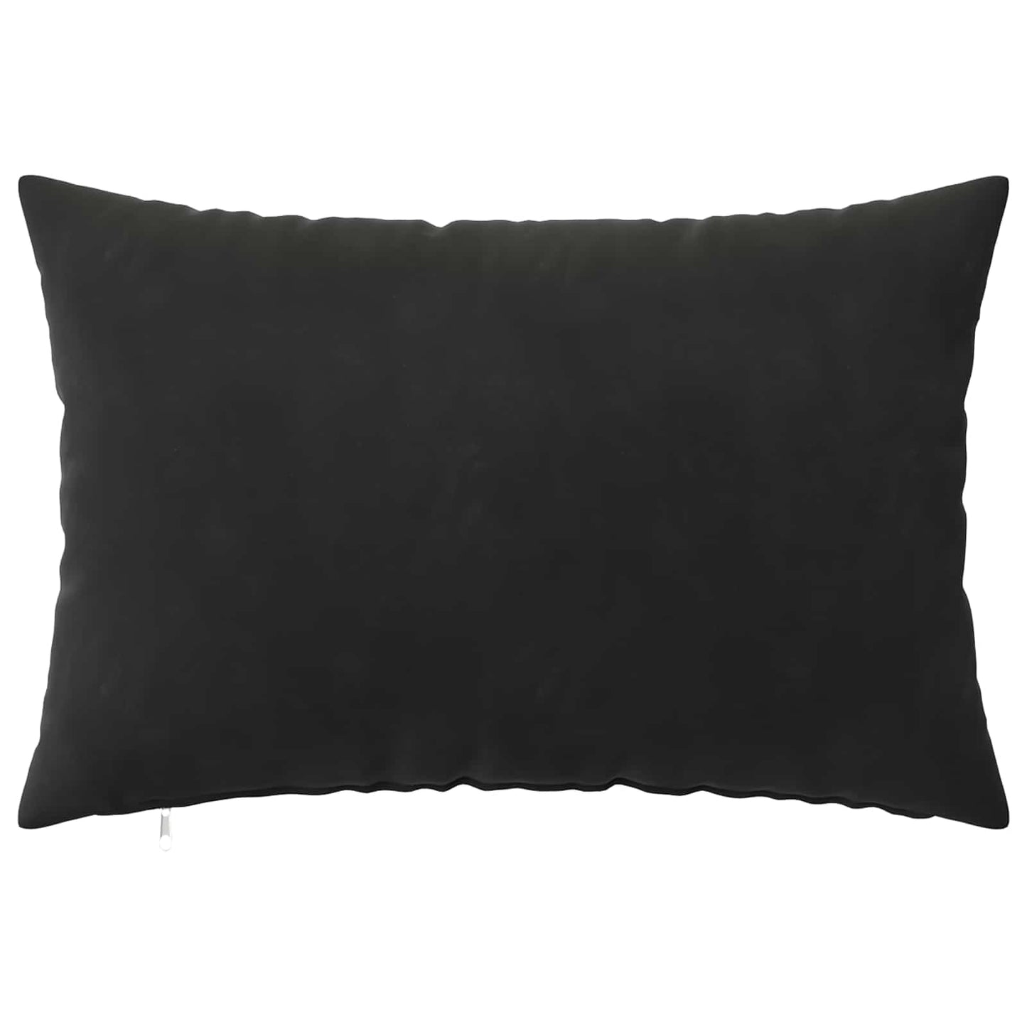Cushion Cover 6 pcs HEERLEN Black 50 x 80 cm Velvet