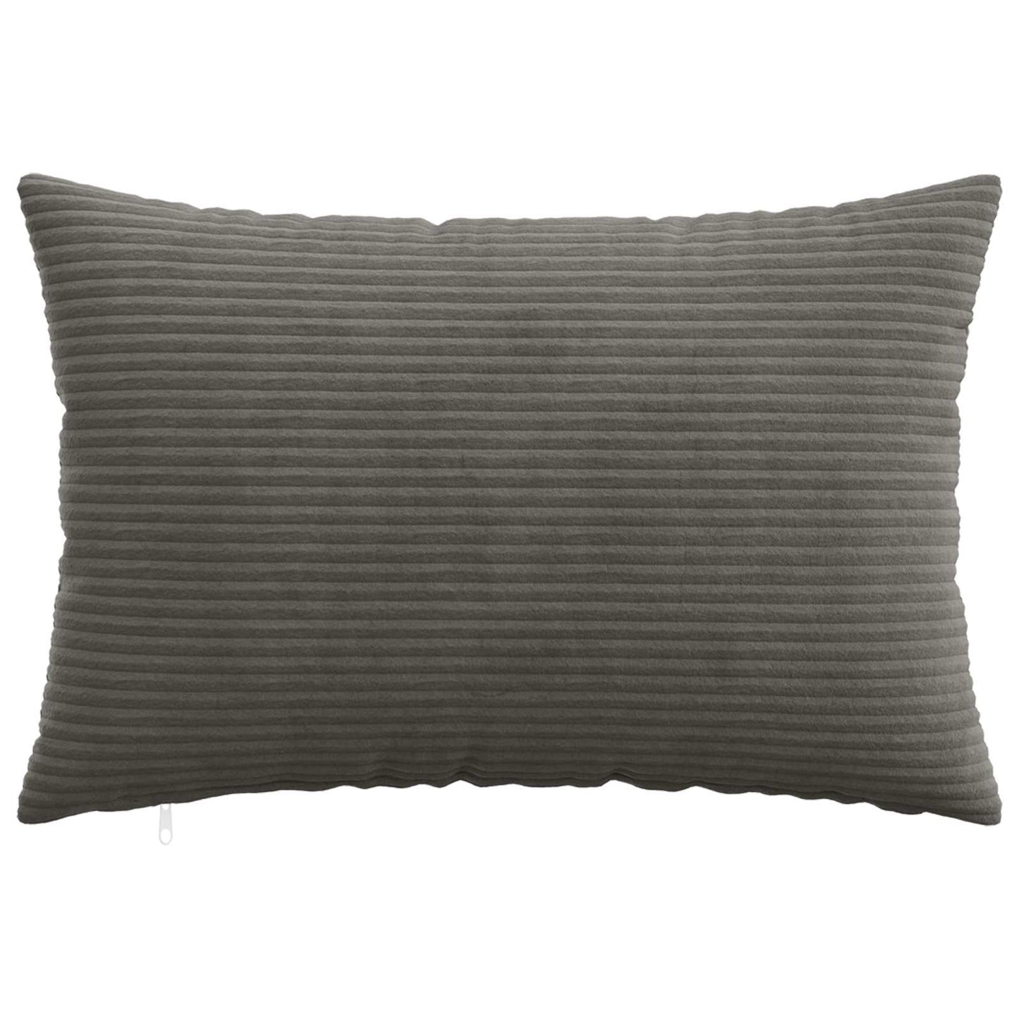 Cushion Cover 2 pcs HEERLEN Dark Grey 50 x 80 cm Corduroy