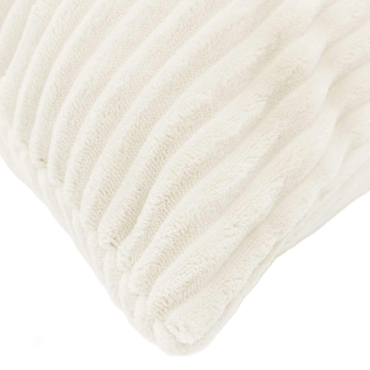 Cushion Cover 2 pcs HEERLEN Cream 50 x 80 cm Corduroy