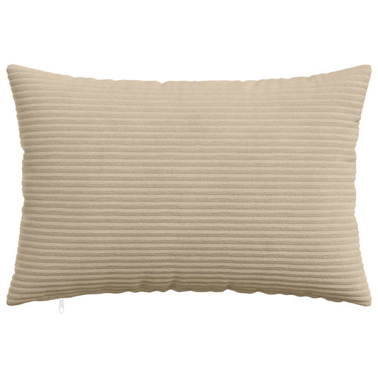 Cushion Cover 2 pcs HEERLEN Taupe 50 x 80 cm Corduroy