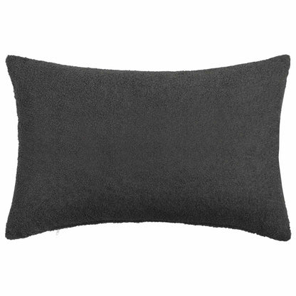 Cushion Cover 2 pcs HEERLEN Dark Grey 50 x 80 cm Bouclé